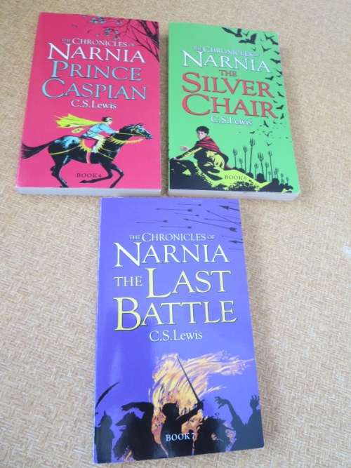 3 X C.S. LEWIS: THE CHRONICLES OF NARNIA  No`s 4, 6 and 7
