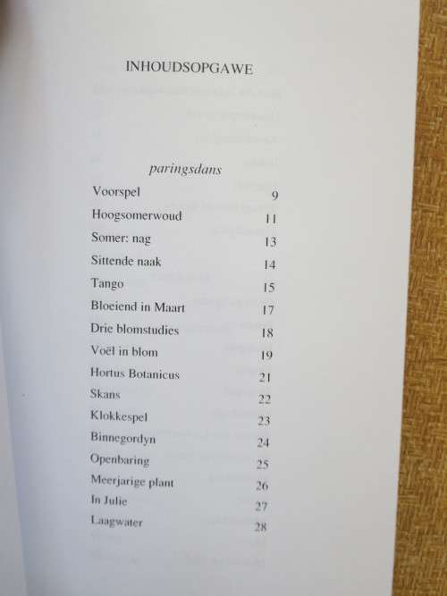 DANSMUSIEKE  deur Zandra Bezuidenhout  (Gedigte)