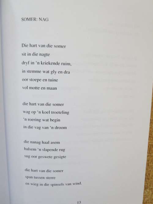 DANSMUSIEKE  deur Zandra Bezuidenhout  (Gedigte)