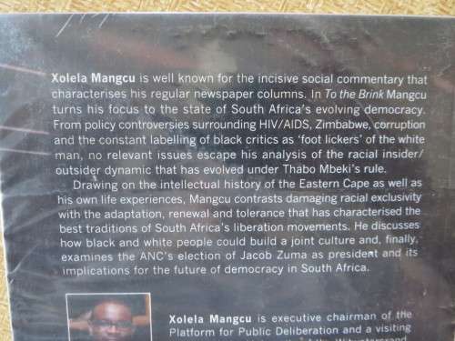 TO THE BRINK The State of Democracy in South Africa  by Xolela Mangcu