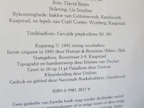 HUISGENOOT WENRESEPTE 4  deur Carmen Niehaus