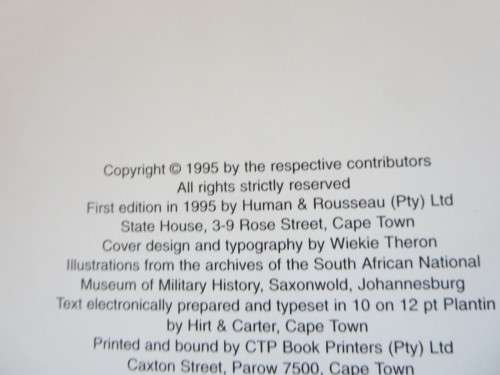 SOUTH AFRICA  IN WORLD WAR II  A  Pictorial History  by John Keene