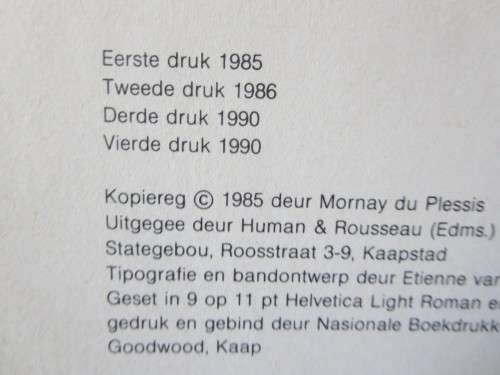 OM JOU VERLAAS TE GROET  Nagelate Verse  deur Koos du Plessis