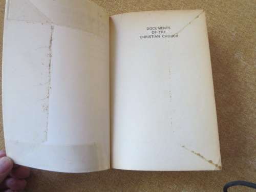DOCUMENTS OF THE CHRISTIAN CHURCH  by Henry Bettenson