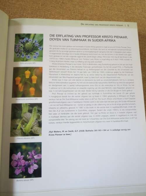 DIE SUIDER-AFRIKAANSE: WATTER BLOM IS DIT?  deur Kristo Pienaar and Gideon F. Smith
