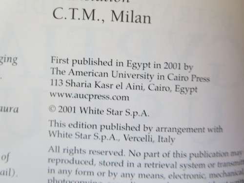 ILLLUSTRATED GUIDE TO THE EGYPTIAN MUSEUM IN CAIRO  by Bongioanni and Maria Sole Croce