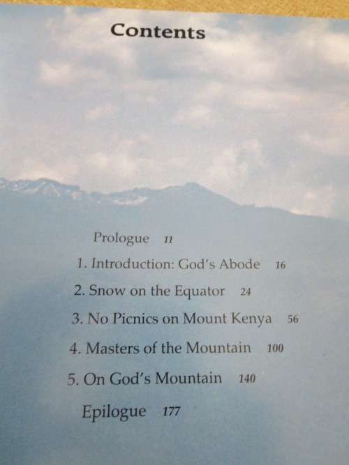 ON GOD`S MOUNTAIN The Story of Mount Kenia by M. Amin, D. Willetts and B. Tetley