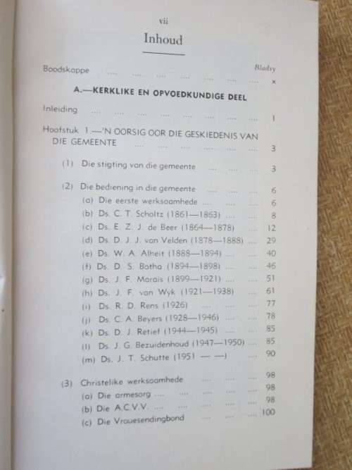 `N EEU VAN GODS GENADE  DORDRECHT 1857 - 1957  N G. KERK  deur Dr. J A S Oberholster