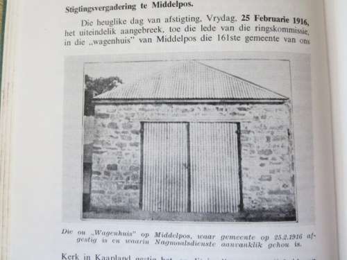 ONS KERK IN BO-OLIFANTSRIVIER  N.G. KERK CITRUSDAL 1916 - 1966  deur A. P. Smit