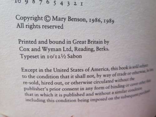 NELSON MANDELA  The Authoritative and Moving Life-story  by Mary Benson