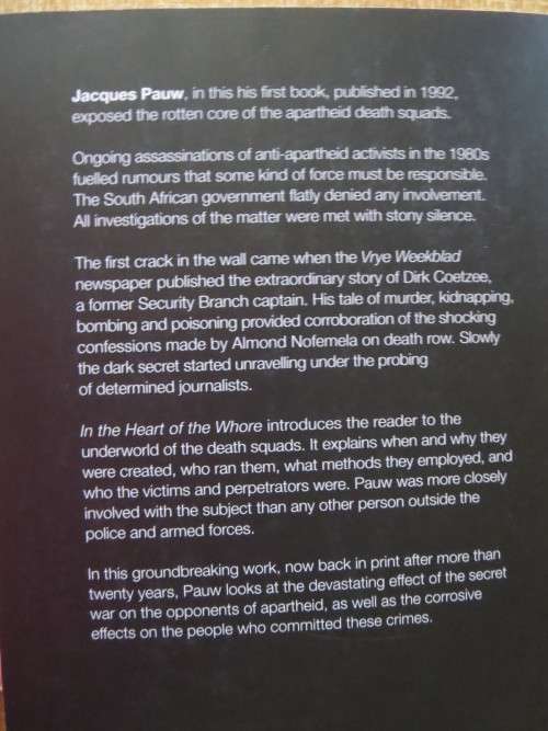 IN THE HEART OF THE W,,,,,,,,,,  by Jacques Pauw  The story of Apartheid`s Death Squads