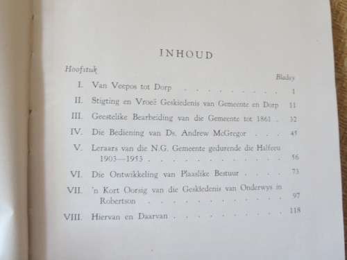 GEDENKBOEK ROBERTSON  1853 - 1953  deur A.H. Thom