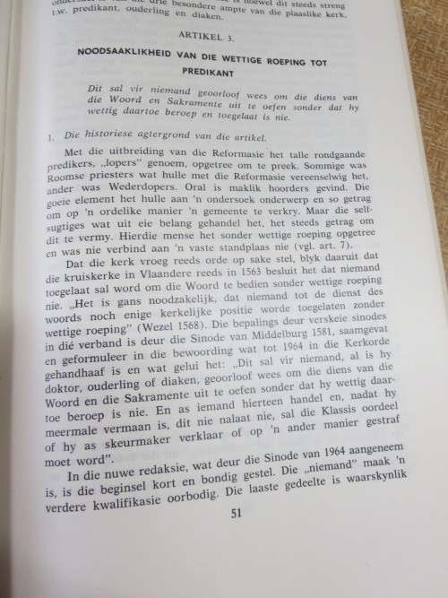 HANDLEIDING BY DIE KERKORDE VAN DIE GEREFORMEERDE KERK IN SUID-AFRIKA