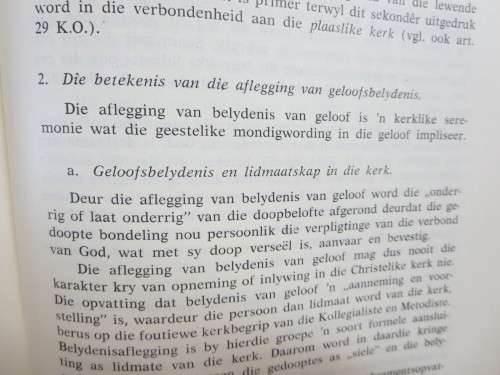 HANDLEIDING BY DIE KERKORDE VAN DIE GEREFORMEERDE KERK IN SUID-AFRIKA
