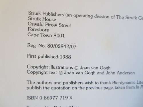 TREES & SHRUBS OF THE WITWATERSRAND, MAGALIES- & PILANSBERG by J van Gogh & J Anderson
