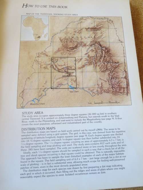 TREES & SHRUBS OF THE WITWATERSRAND, MAGALIES- & PILANSBERG by J van Gogh & J Anderson