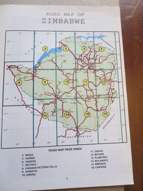 ATLAS OF ZIMBABWE  by Department of The Surveyor-General (RHODESIANA)