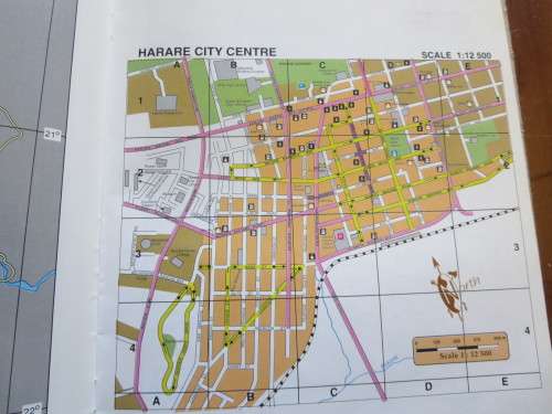 ATLAS OF ZIMBABWE  by Department of The Surveyor-General (RHODESIANA)