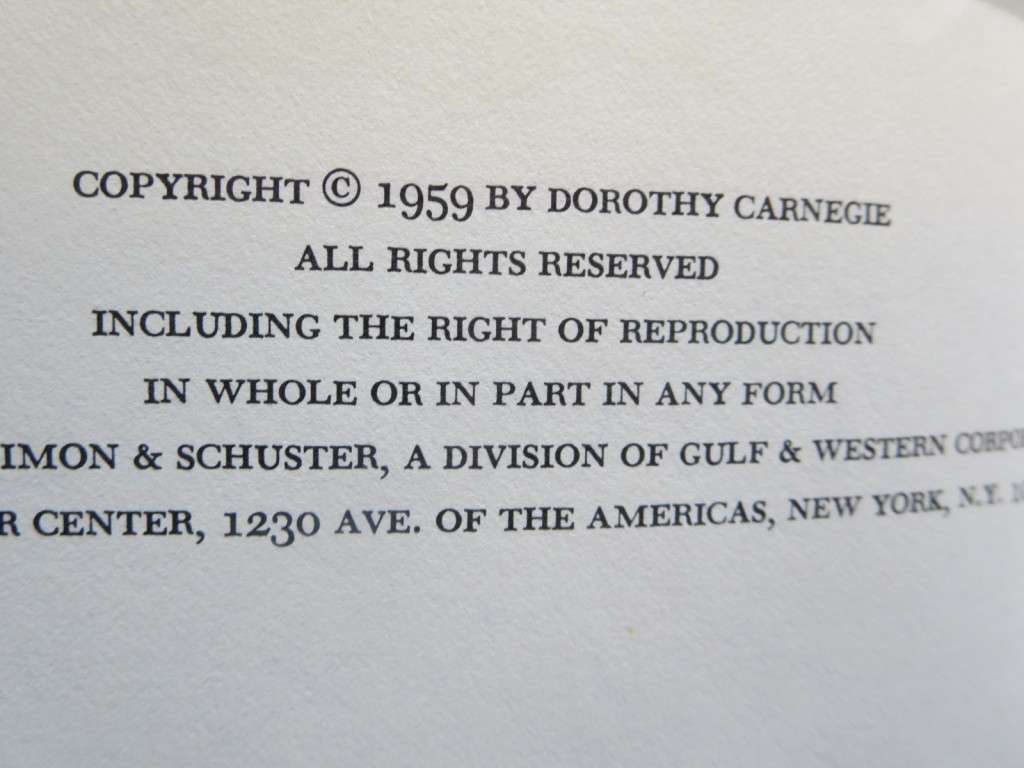 DALE CARNEGIE`S SCRAPBOOK A Treasury of the Wisdom of the Ages  by Dorothy Carnegie