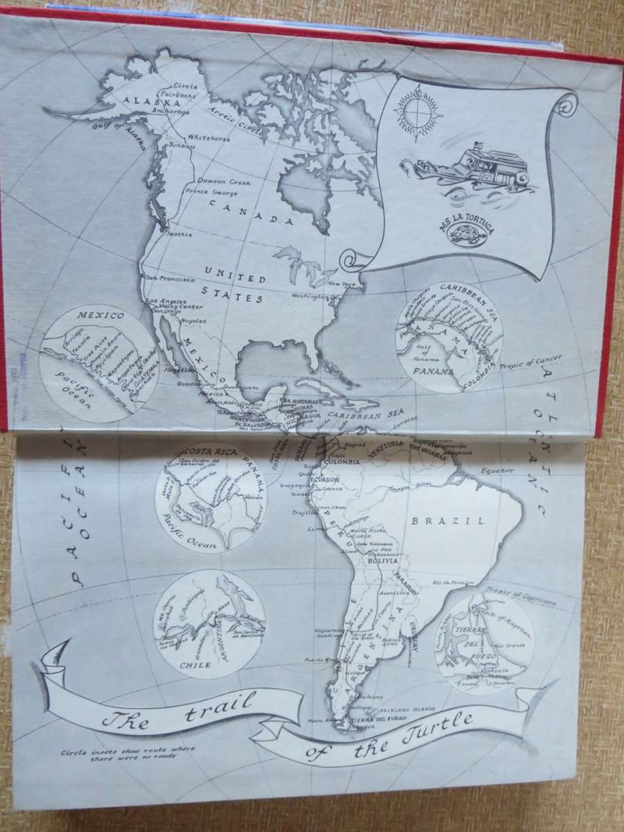 LA TORTUGA by Helen and Frank Schreider. (Amphibious journey - 20 000 miles)