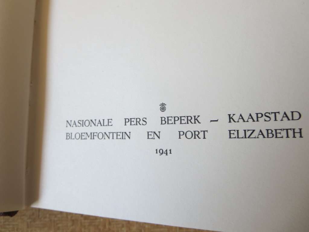 KWARTEEU-SERIE. DIE STRYD OM EWEWIG. C.M. van den Heever (P)