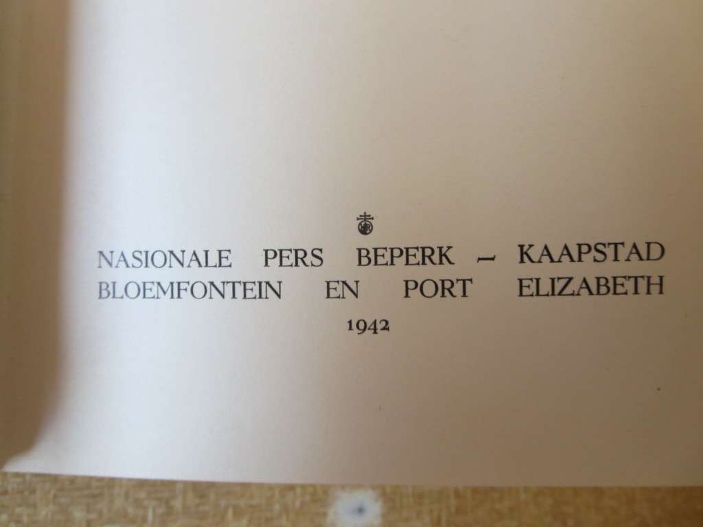 KWARTEEU-SERIE. OP DIE GROOT SPORE. P.J. Schoeman (P)