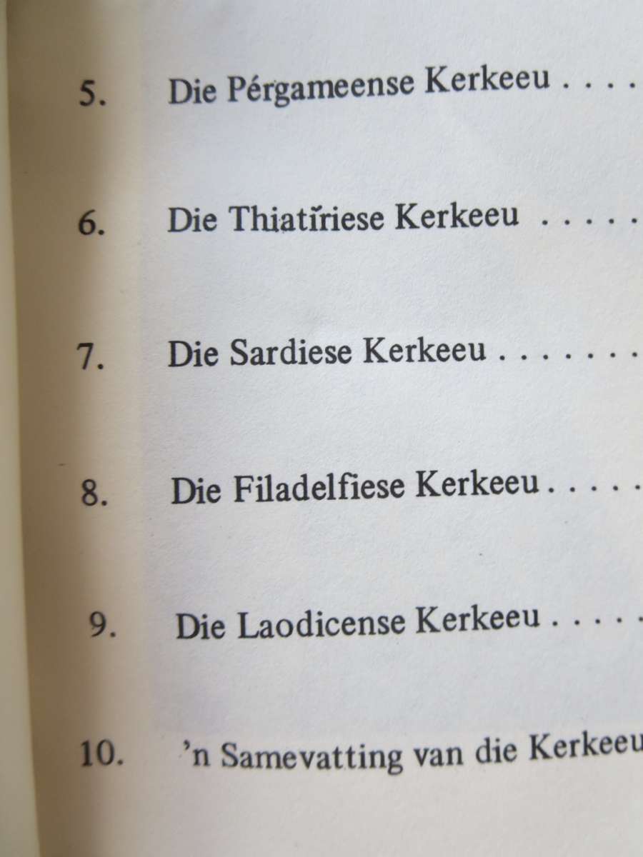 DIE EKSPOSISIE VAN DIE SEWE KERKEEUE  deur William Marrion Branham