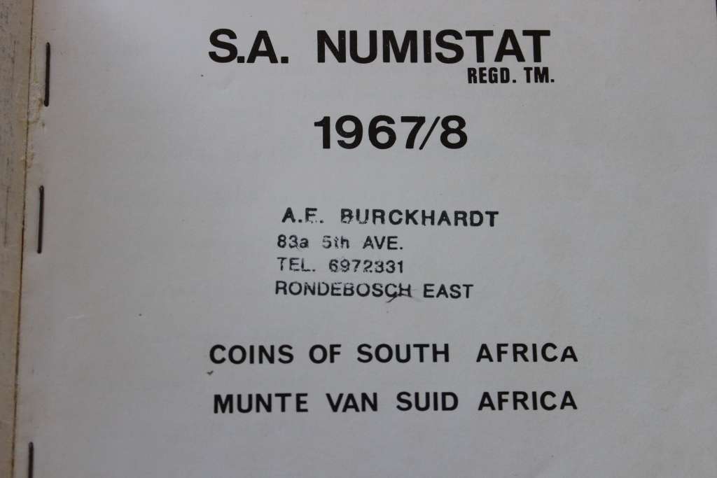 S.A. NUMISTAT 1967/8 Munte van Suid-Afrika / Coins of South Africa