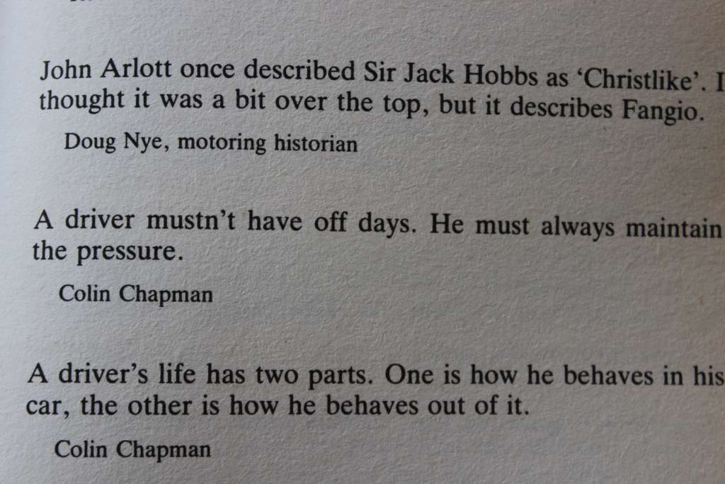 THE GRAND PRIX BOOK OF MOTOR RACING QUOTATIONS  by Eugene Weber