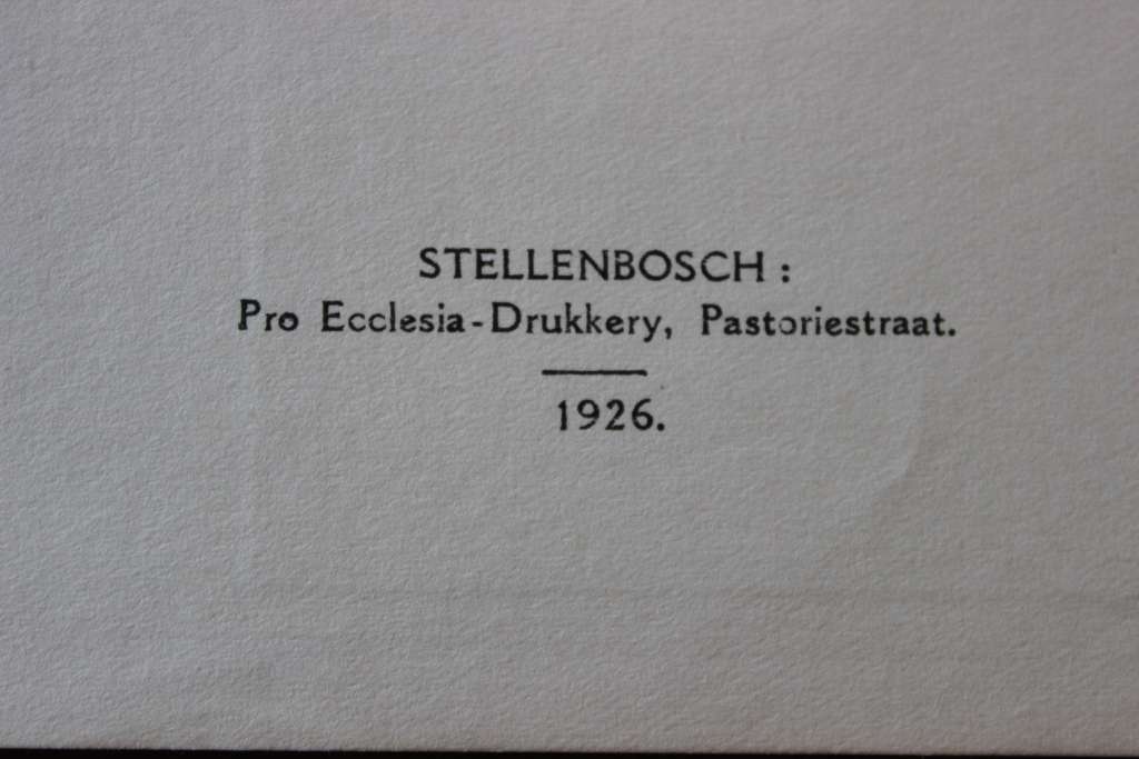 NA VYFTIG JAAR. Gedenkboek van die Unie-Debatsvereniging Stellenbosch. 1876-1926.   (P)