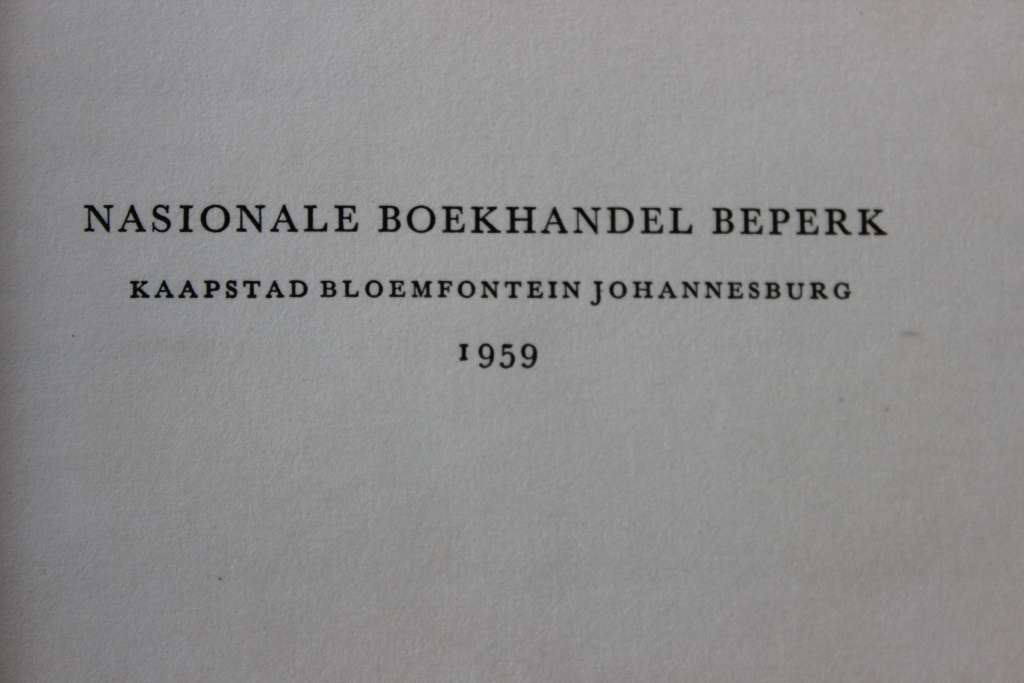 D.F. MALAN. Afrikaner Volkseenheid en my ervarings op die pad daarheen.  (P)