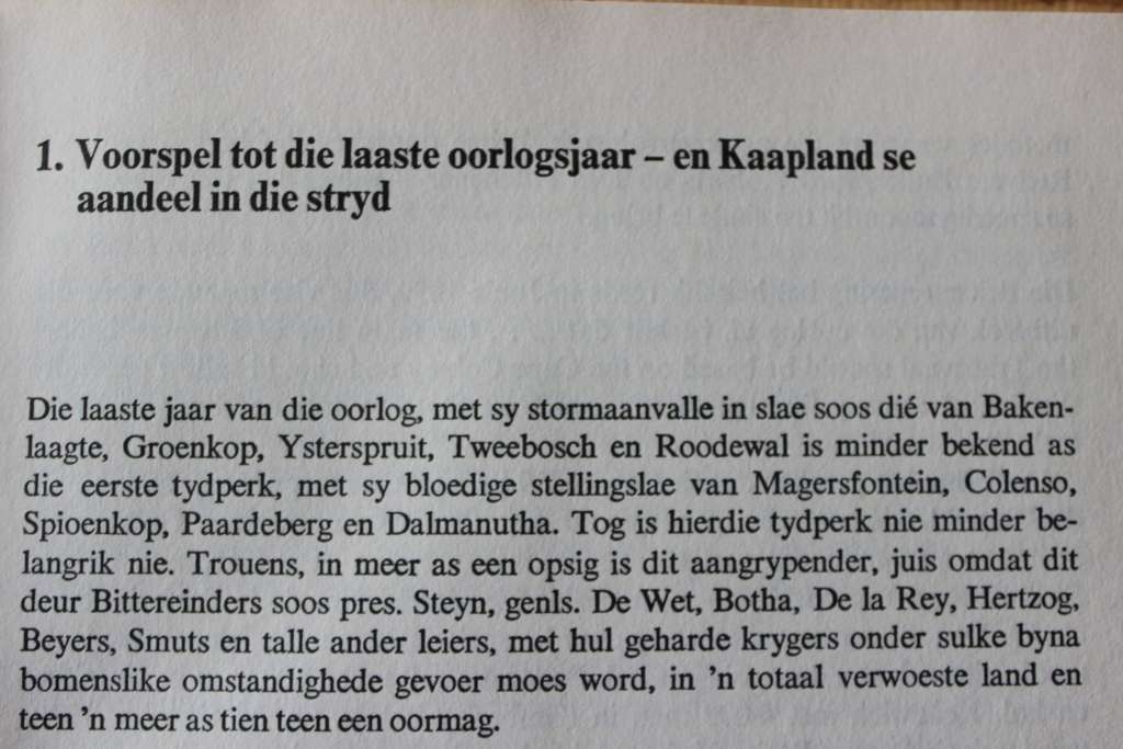 DIE BITTEREINDERS 1901 - 1902  deur M. A. Gronum