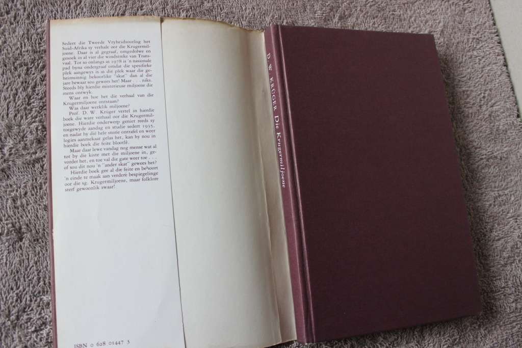 DIE KRUGERMILJOENE  deur D.W. Krüger