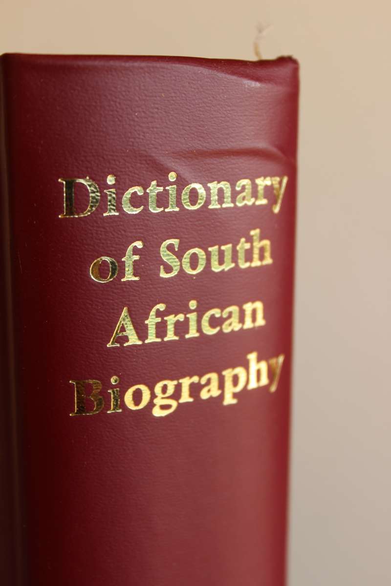 DICTIONARY OF SOUTH AFRICAN BIOGRAPHY. Volumes I and II.   (W)