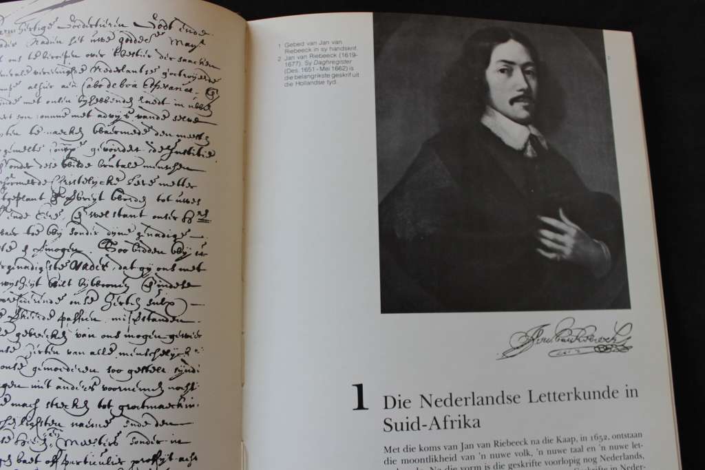 DIE AFRIKAANSE LETTERKUNDE IN BEELD. Saamgestel deur A.P. Grové en P.J. Nienaber.