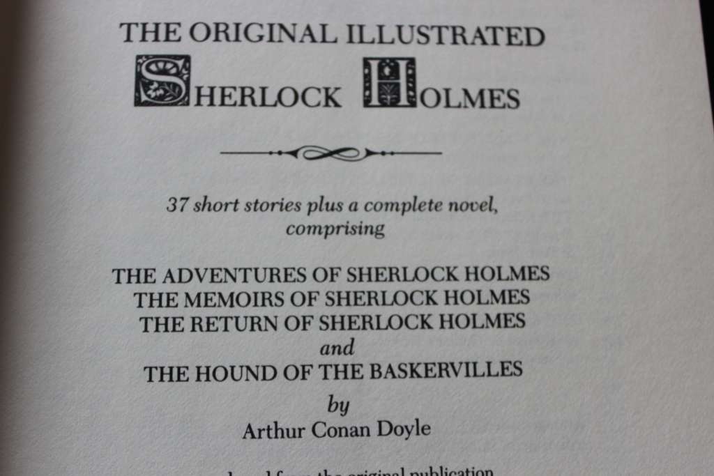 THE ORIGINAL ILLUSTRATED SHERLOCK HOLMES by Arthur Conan Doyle.