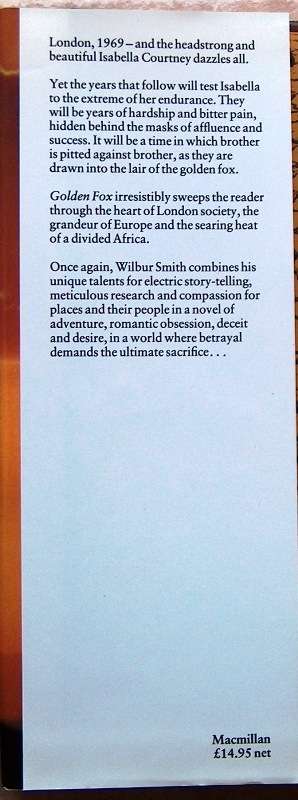GOLDEN FOX by Wilbur Smith