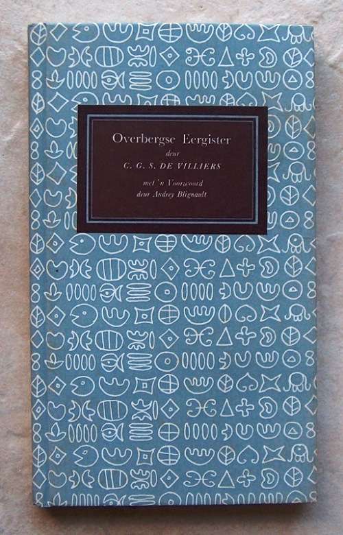 OVERBERGSE EERGISTER by C G S de Villiers