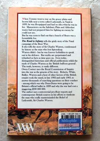 THE ROAD TO INFAMY by Owen Coetzer