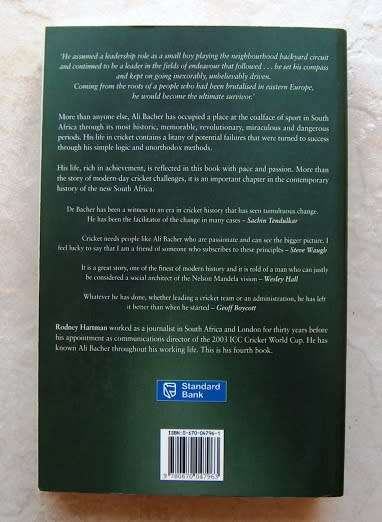 ALI ¿ The Life of Ali Bacher by Rodney Hartman (Foreword by Nelson Mandela)