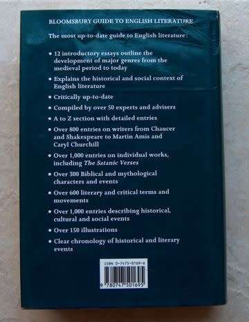 BLOOMSBURY GUIDE TO ENGLISH LITERATURE by Marion Wynne-Davies