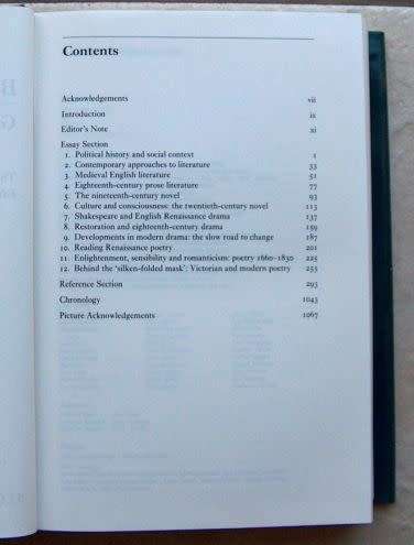 BLOOMSBURY GUIDE TO ENGLISH LITERATURE by Marion Wynne-Davies