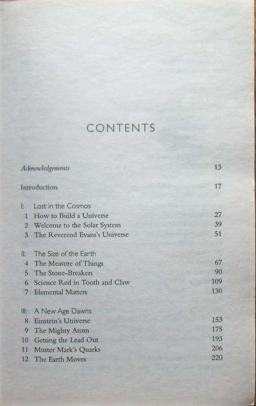 A SHORT HISTORY OF NEARLY EVERYTHING by Bill Bryson
