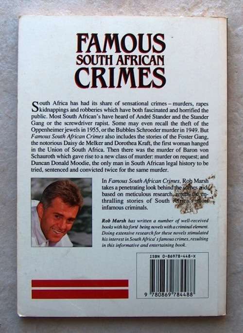 FAMOUS SOUTH AFRICAN CRIMES by Rob Marsh