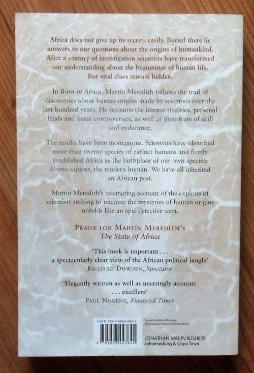 BORN IN AFRICA The Quest for the Origins of Human Life by Martin Meredith