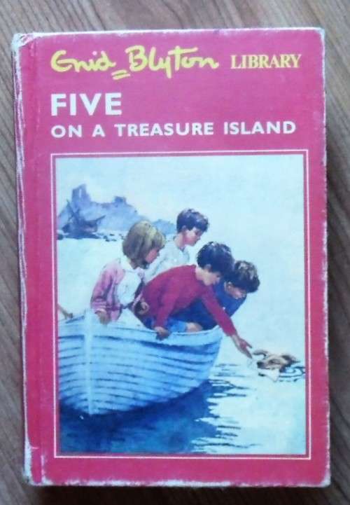 FIVE ON A TREASURE ISLAND/FIVE GET INTO TROUBLE by Enid Blyton
