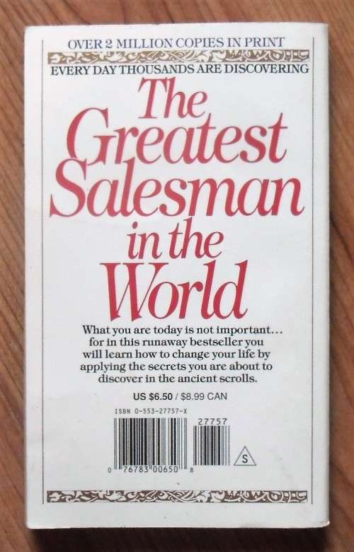 THE GREATEST SALESMAN IN THE WORLD by Og Mandino