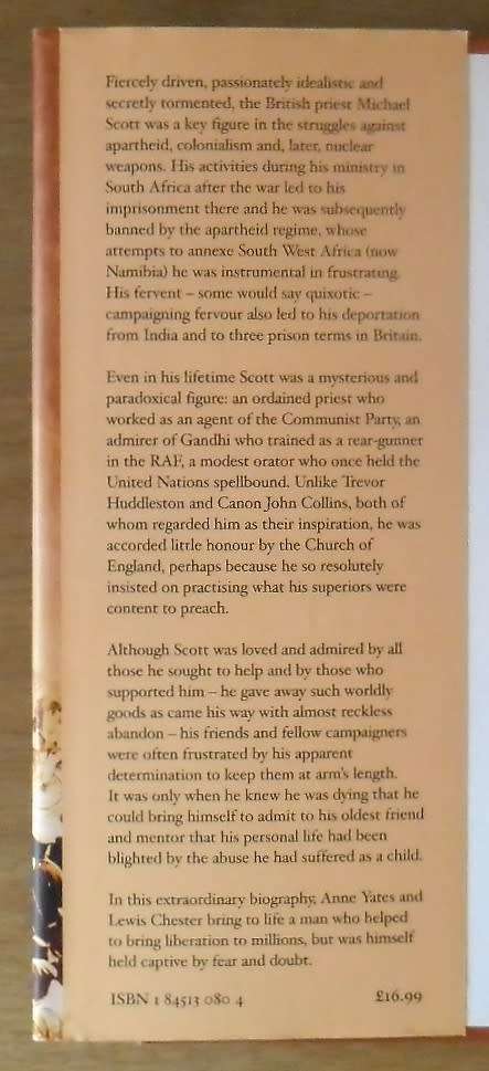 THE TROUBLEMAKER Michael Scott and his lonely struggle against injustice by Ann Yates & Lewis Cheste