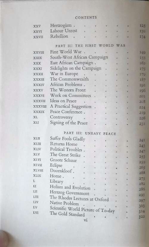 JAN CHRISTIAN SMUTS by J C Smuts (His Son)