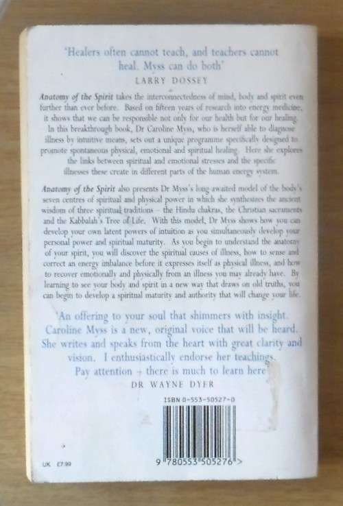 ANATOMY OF THE SPIRIT by Caroline Myss